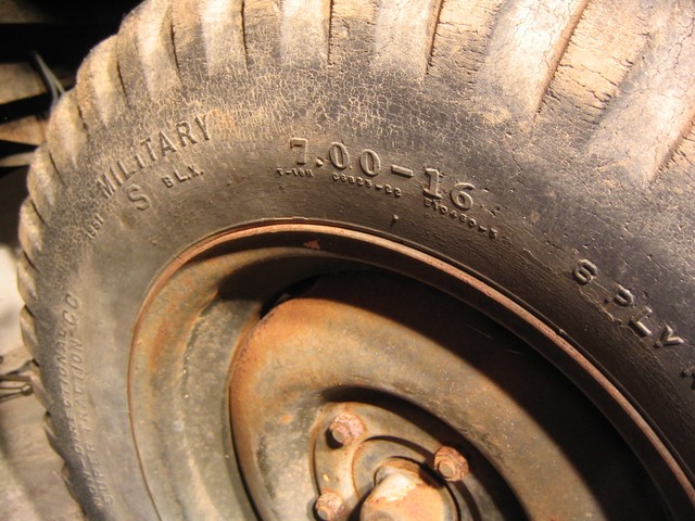 1951 BF Goodrich replacement tire