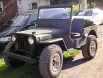 Introducing "Spike" a 1952 M38 with some CJ3A parts and PA titled a 1952 CJ2A.  As purchased in 2011