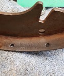 Willys 9 inch Bendix 41486 brake shoe (1)