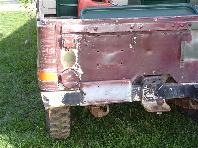 USMC M38A1 rear bumper