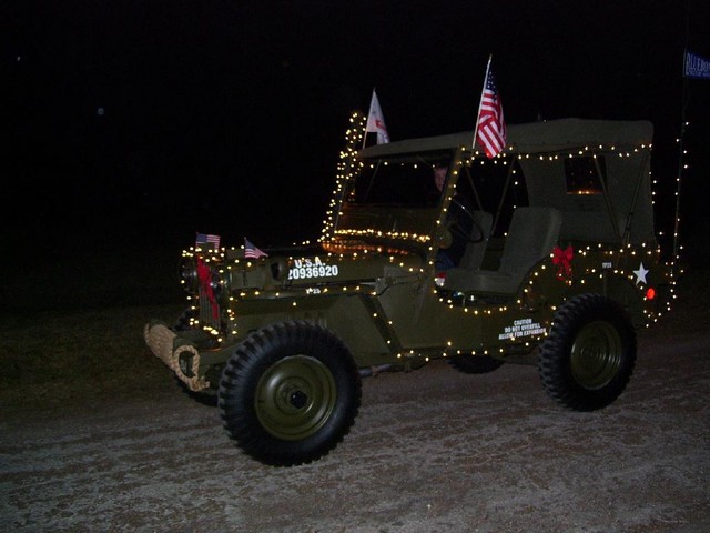 Lights I put on the M38 for parade.