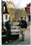 Dad and I vet parade 