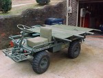 My M274A2 with Litter Kit - Mule can carry 4 litters with the seat removed and the steering wheel folded