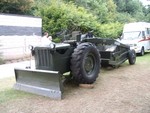 Georges Le Tournear airfield scrapper / dozer. Designed to be glider borne. Function, to build airstrips FAST, not many of these around.