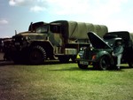 Little and large. The largest Mil vehicle that day was the M41 and beside it an Austin Tilly of about 1940 vintage, the smallest. This is what Bantam would have given you had it not been for Karl Probst et al.