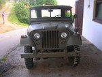 Billy the Jeep in Southern Germany in a small village, where we've bought him from.