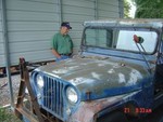 Dad with Audrey's Jeep, 2003