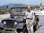 From a series of photos which also showed Lt. Gen. Barcus at Kimpo Air Base (CO 5th Air Force in Korea mid 1952-1953)