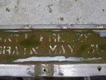 Original grill stencil 1951 M38