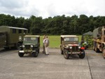 whings and wheels 2006, side by side with the M38 from Dave Wigham !