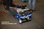 390 Engine install 1