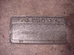 military plate back