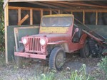 In the shed