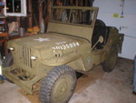 46 cj2a work in progress, tires are 7.00x16 and were free thanks a local mvpa member 