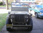 I used m151 blackout lites in grille and on the fender, all fit perfect and yes it leans to the drivers side 