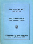 Ross Steering Gear Service Manual