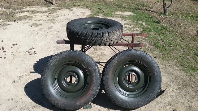 Tires installed