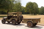 1950, M38 and 1951 , M100 trailer.