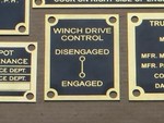 Dash Winch Control Plate