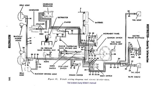 Early TM 9-804A wiring diagram