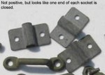 M38A1 softop kit hardware package bottom door rod sockets