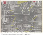 Correct spark plug wire arrangement in cap