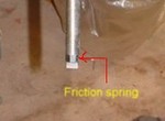 Friction spring or anti-rattle clip
