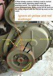 Verifying TDC on crank pulley and timing gear cover