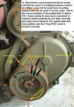 Verifying TDC on crank pulley and timing gear cover