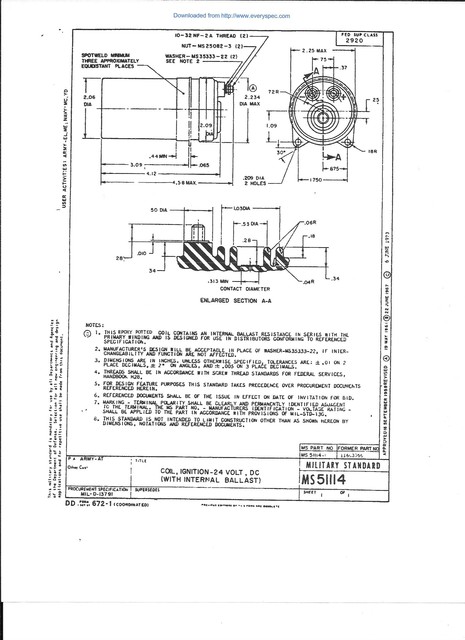 MS51114 24V Int Ball Coil