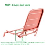M38A1 Driver's seat frame