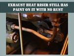RMC117348 Exhaust Heat Riser