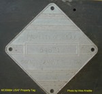 USAF property tag found on an M38