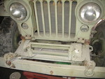 Front view of winch