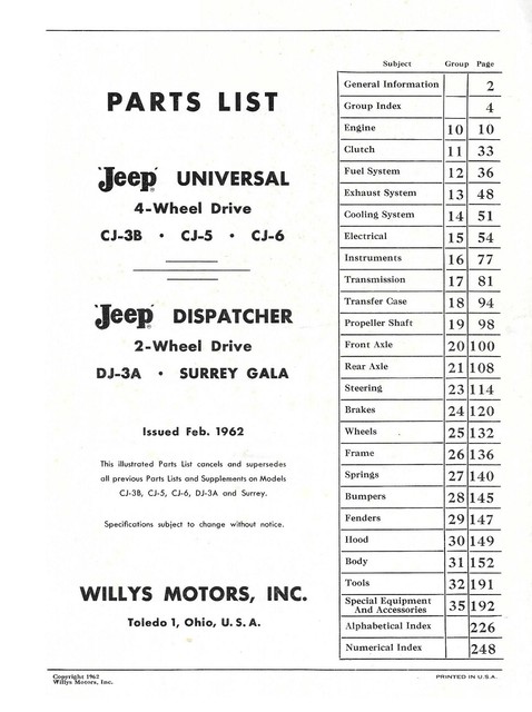 9 CJ3B, -5, -6, DJ3A 1962 (1)
