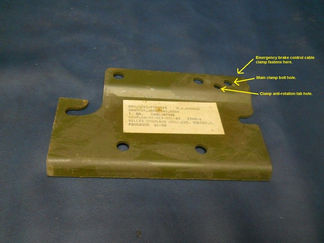 Eng rear mount plate