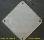 USAF Property Tag