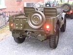 M38CDN Rear view PCO Bill, Note pintle safety chain loops.