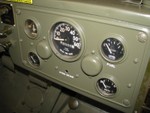 Panel gauges original with red lights, all working great.