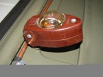Hull compass, attached at windshield of my MC.