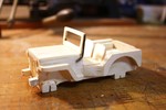 Pinewood derby Jeep alsmost done.