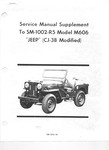 Service manual supplement for M606