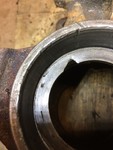 Bad oil seal seat