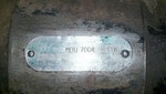 Data Plate MDU-7004