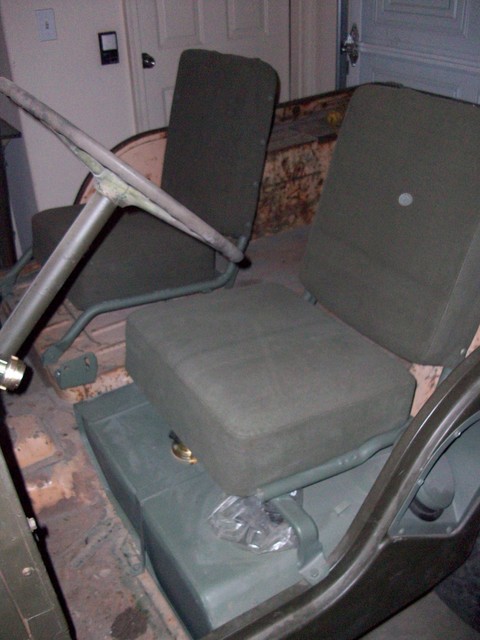 New seats and seat frames.
