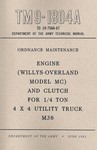 Highlight for Album: TM 9-1804A M38 Engine & Clutch Manual Jun 1951