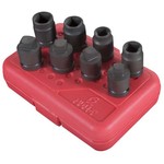 Square socket set with both Male & Female