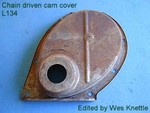 Chain drive cam cover