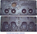 Ford GPW cylinder head Casting # GPW 6050