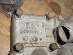908756 L134 late 1950's/60's Note: civvy 800376 head is undrilled for bypass.